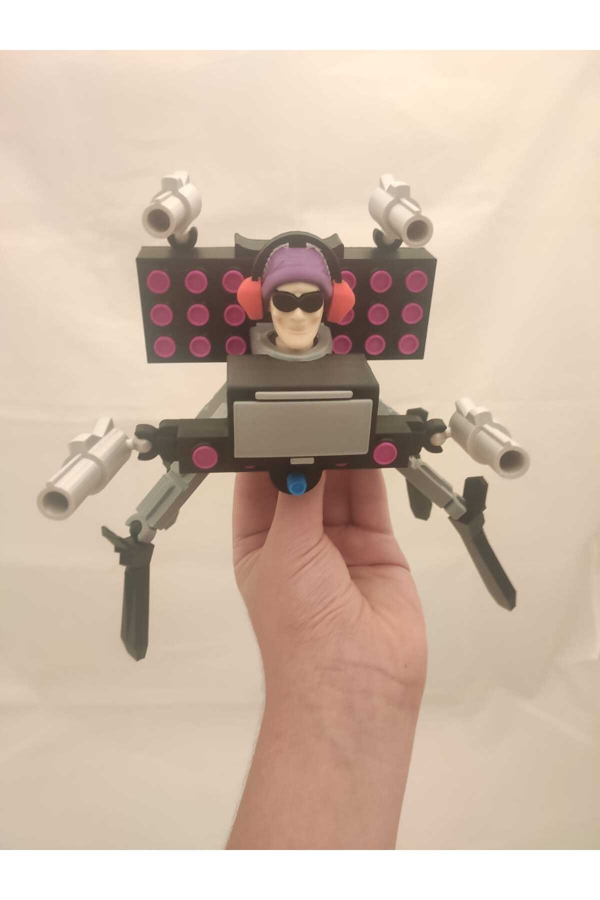 Titan Dj Skibidi Toilet Hareketli Figür 20 Cm