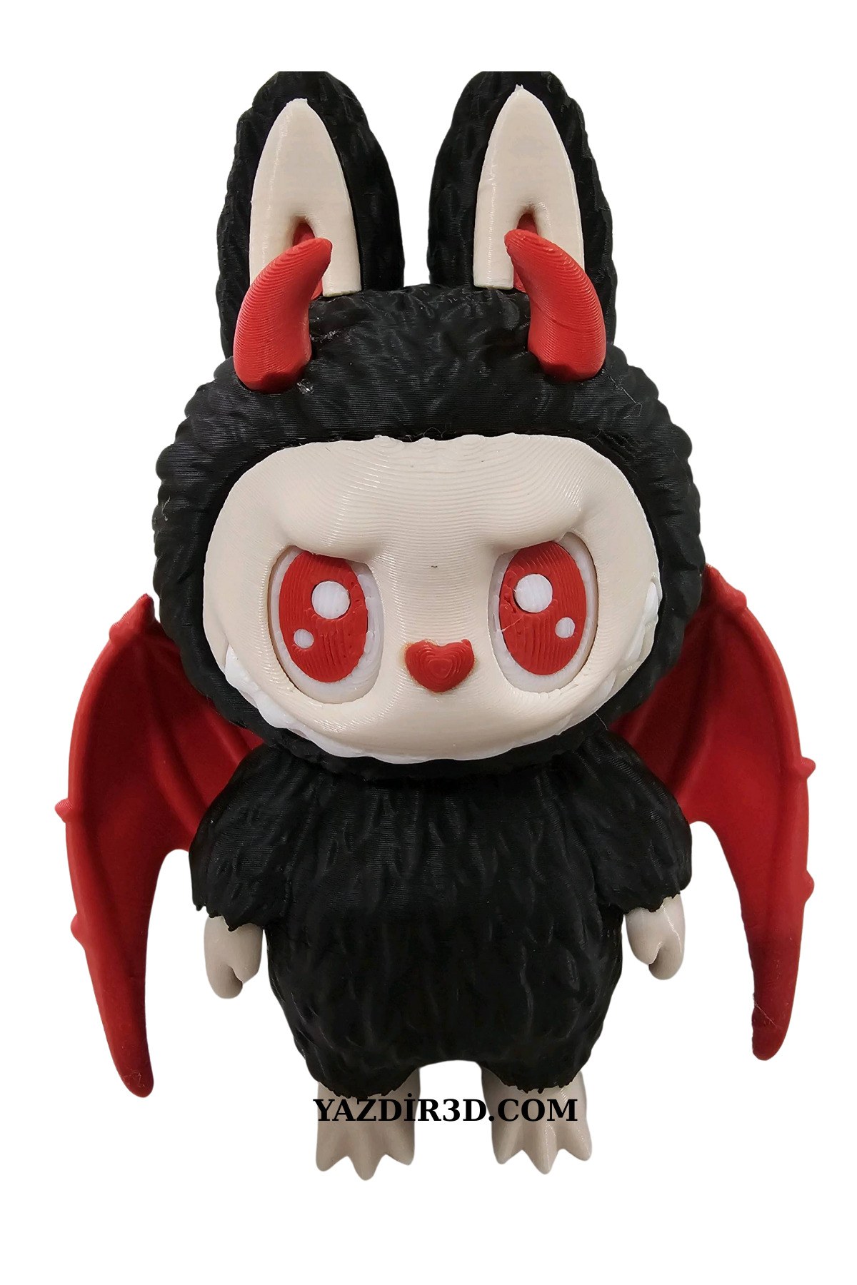 KANATLI LABUBU 15 CM siyah