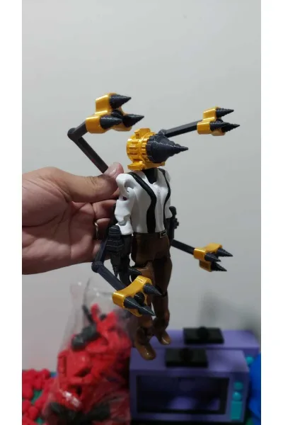 Skibidi Tuvet Oyuncak Figür 14cm DRILL WOMAN