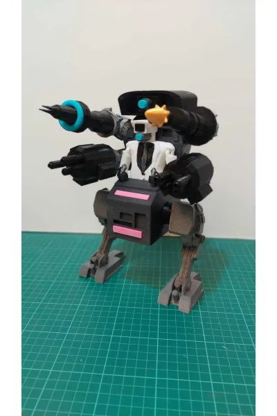 SKIBIDI TOILET - SIBILi TUVALET ANDROID CAMERAMAN ANDROID KAMERAMAN COSPLAY FiGÜR 18 CM