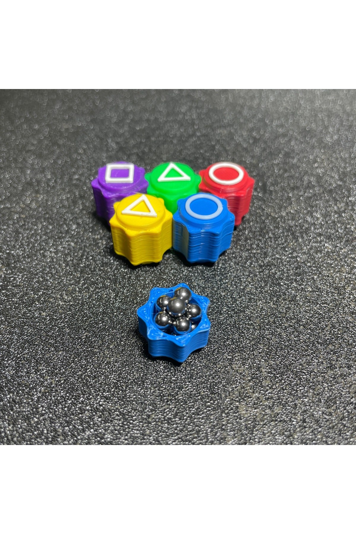 Morpiko Squid Game Taş Devirme Oyunu Ve 5 Taş Oyunu Bir Arada Ve Taşlı Model
