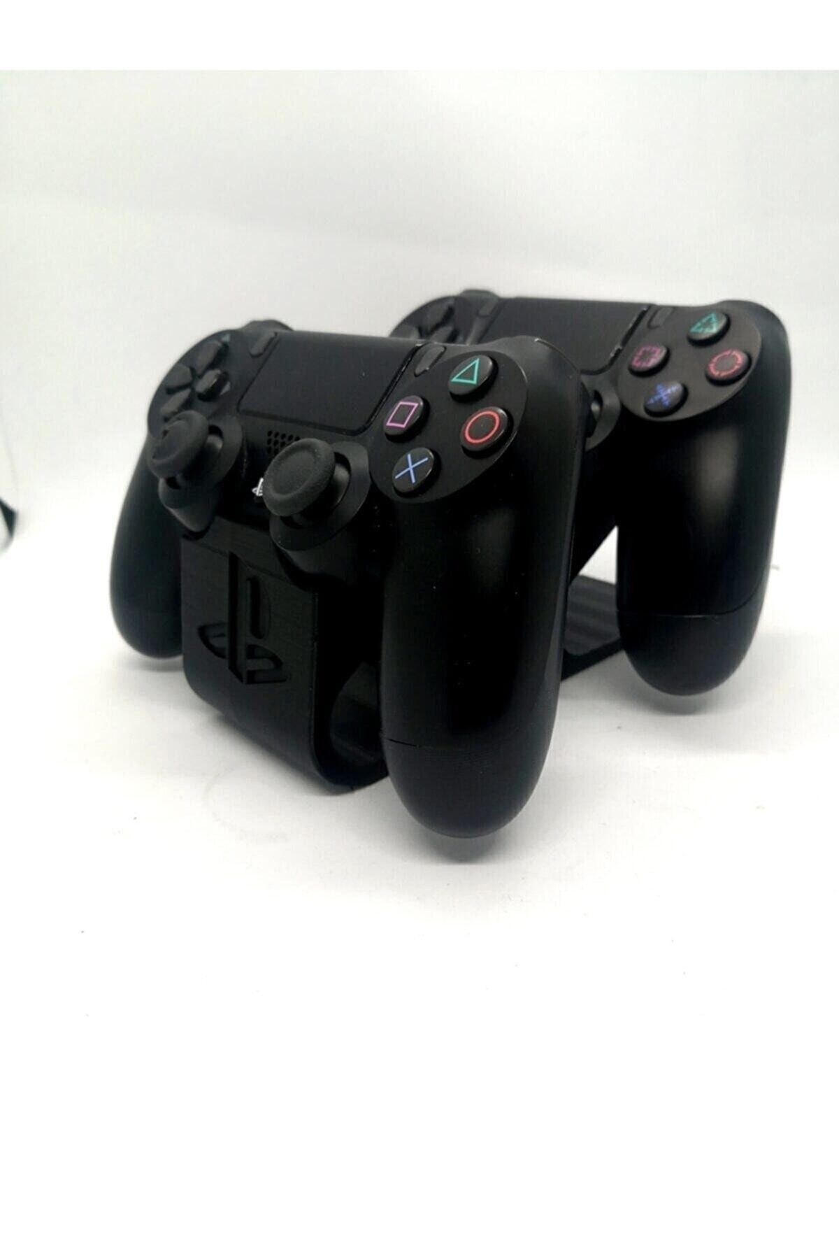 Ps Dualshock Joystick Kol Tutucu 2li Standı - Playstation Ikili Kol Tutucu - Ps4 Kol Tutucu Standı