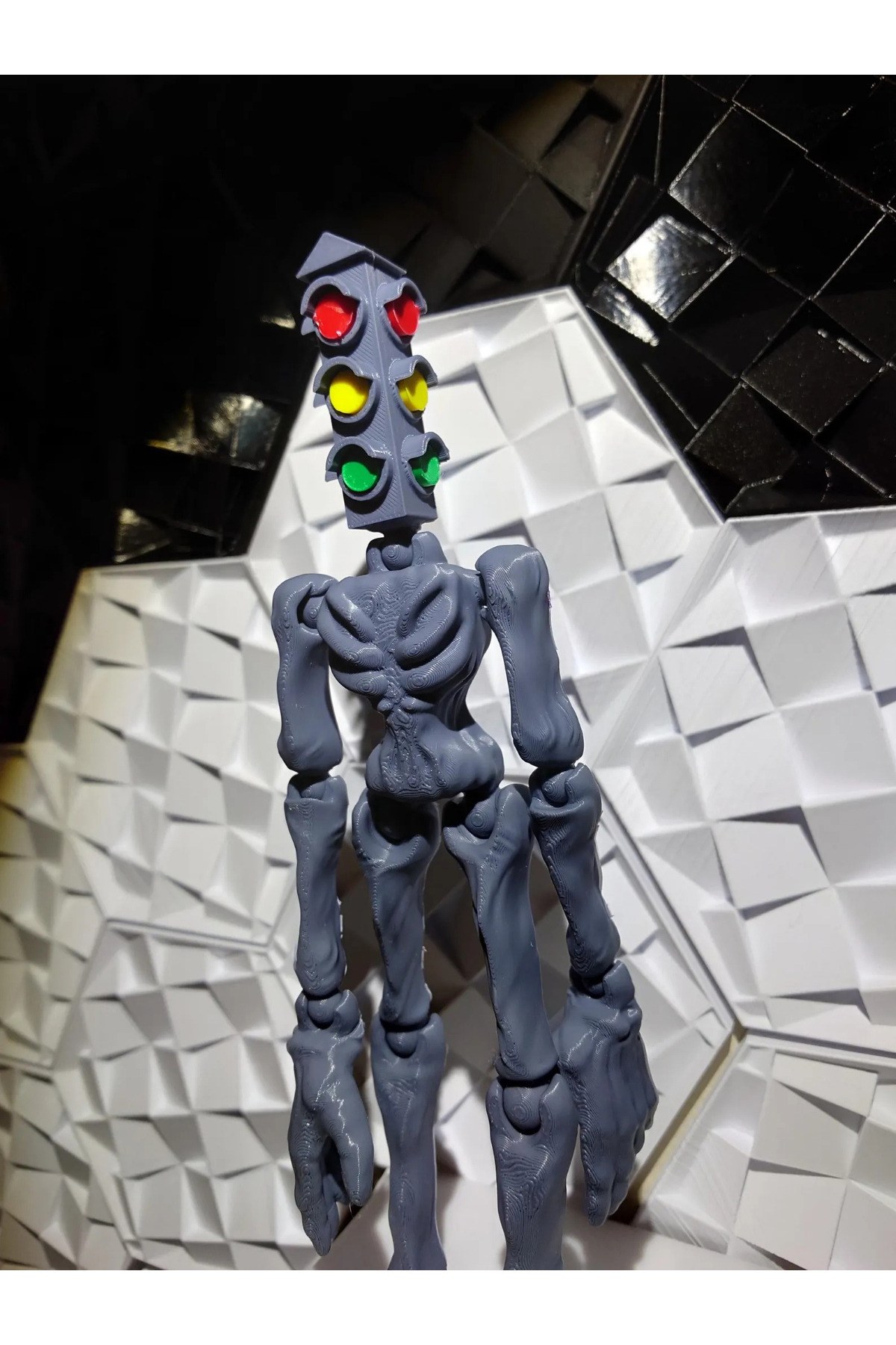 Traffic Light Head Trafik Lambası Kafa Roblox Karakteri Figür 30 Cm