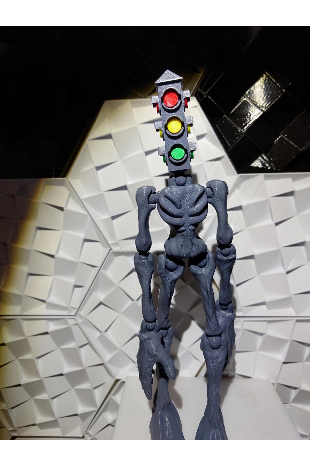 Traffic Light Head Trafik Lambası Kafa Roblox Karakteri Figür 30 Cm